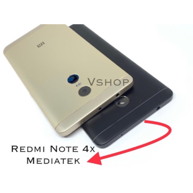 Backdoor Tutupan Baterai Casing Belakang Xiaomi Redmi Note 4X Mediatek (mtk)