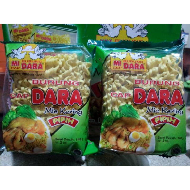 

Mie Burung Dara Pipih. Mie Kering. Isi 2 keping
