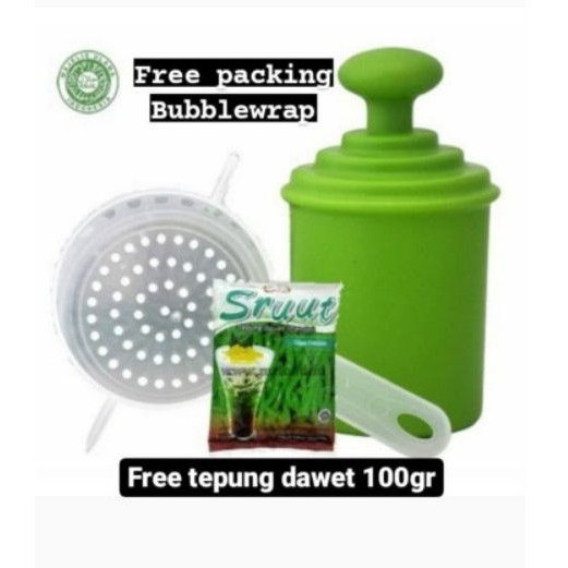 Cetakan dawet free tepung dawet 100gram (free packing bubblewrap