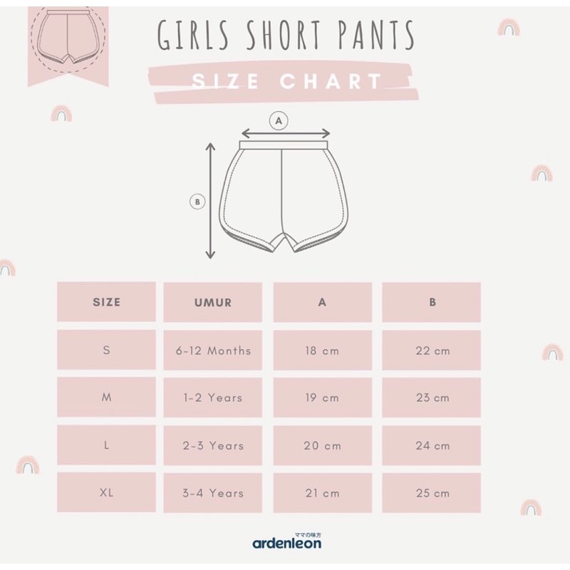 Ardenleon / Arden Leon / Arden&amp;Leon Girl Short Pants