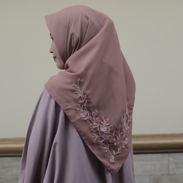 BAROKA Hijab embroidery premium