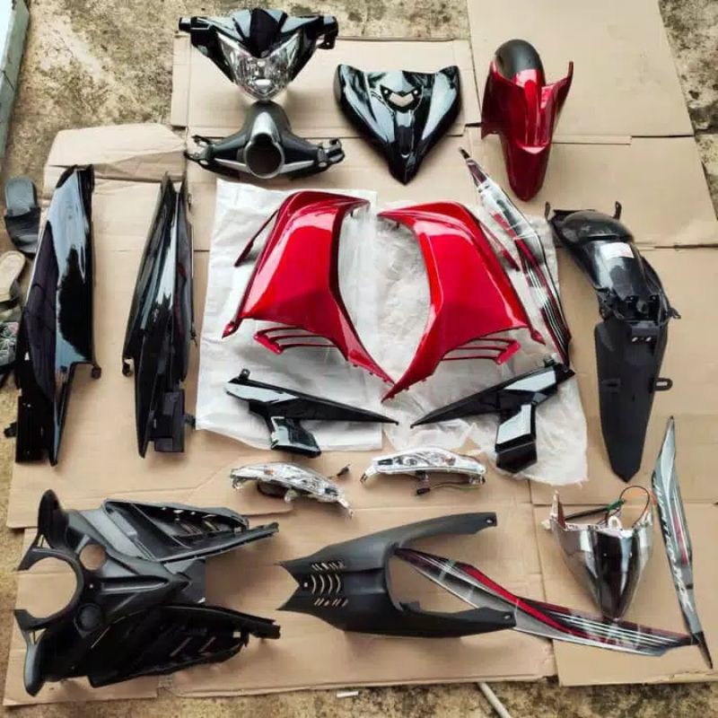 FULL BODY JUPITER MX NEW MERAH HITAM