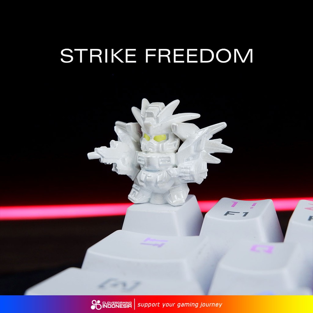 Keycaps Strike Freedom Gundam - for Mechanical Keyboard