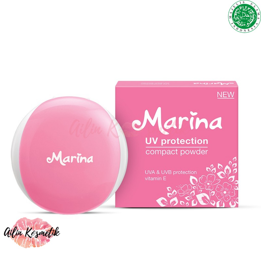 Marina Compact Powder UV Protection 12gr by AILIN