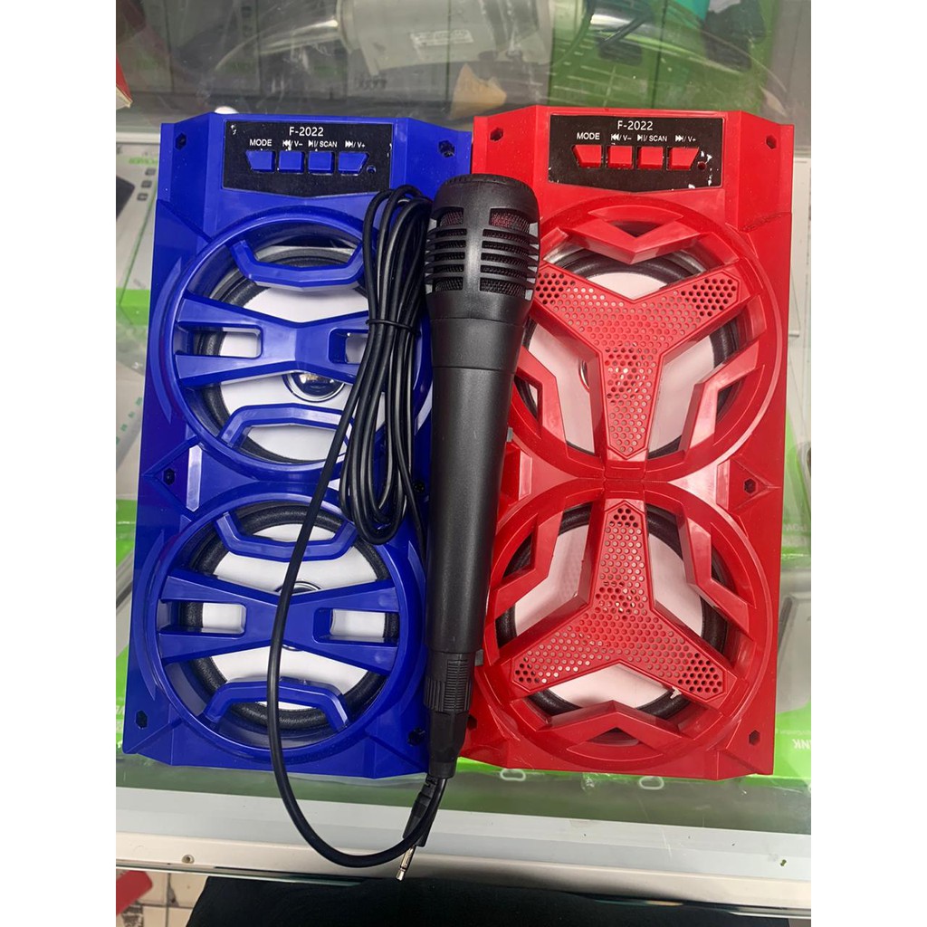 SPEAKER KARAOKE FLECO F-6581/6582 + MIC + REMOTE USB/BT/AUX/TF /vibox f-2021 / f-2022 &amp; yd809