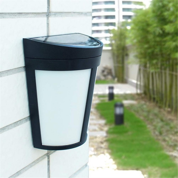 YG-320 - Solar Powered Waterproof Outdoor Wall Light with 6 LED