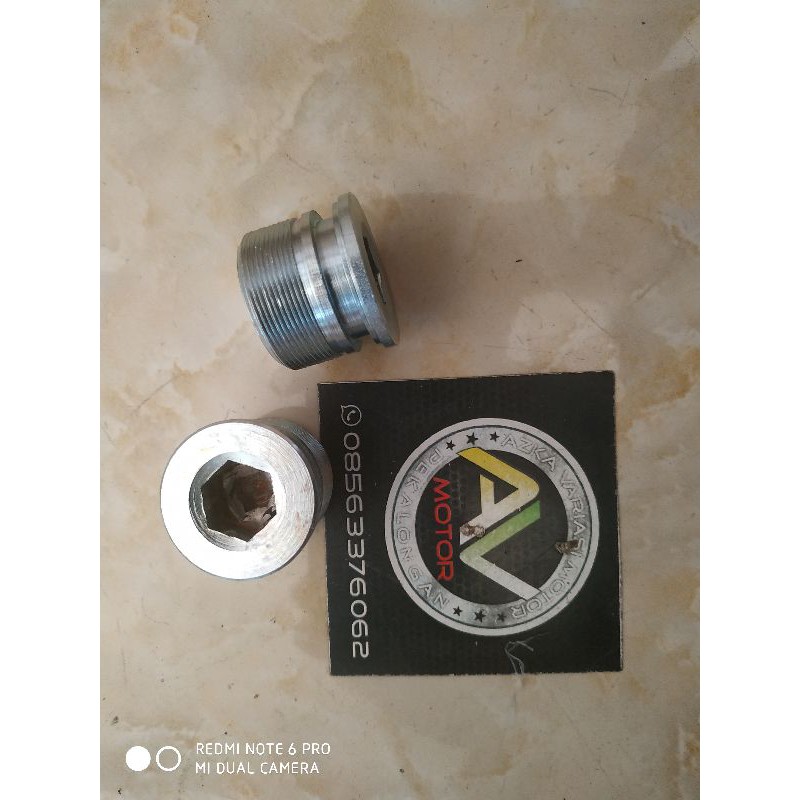 baut tutup shock skok depan vixion