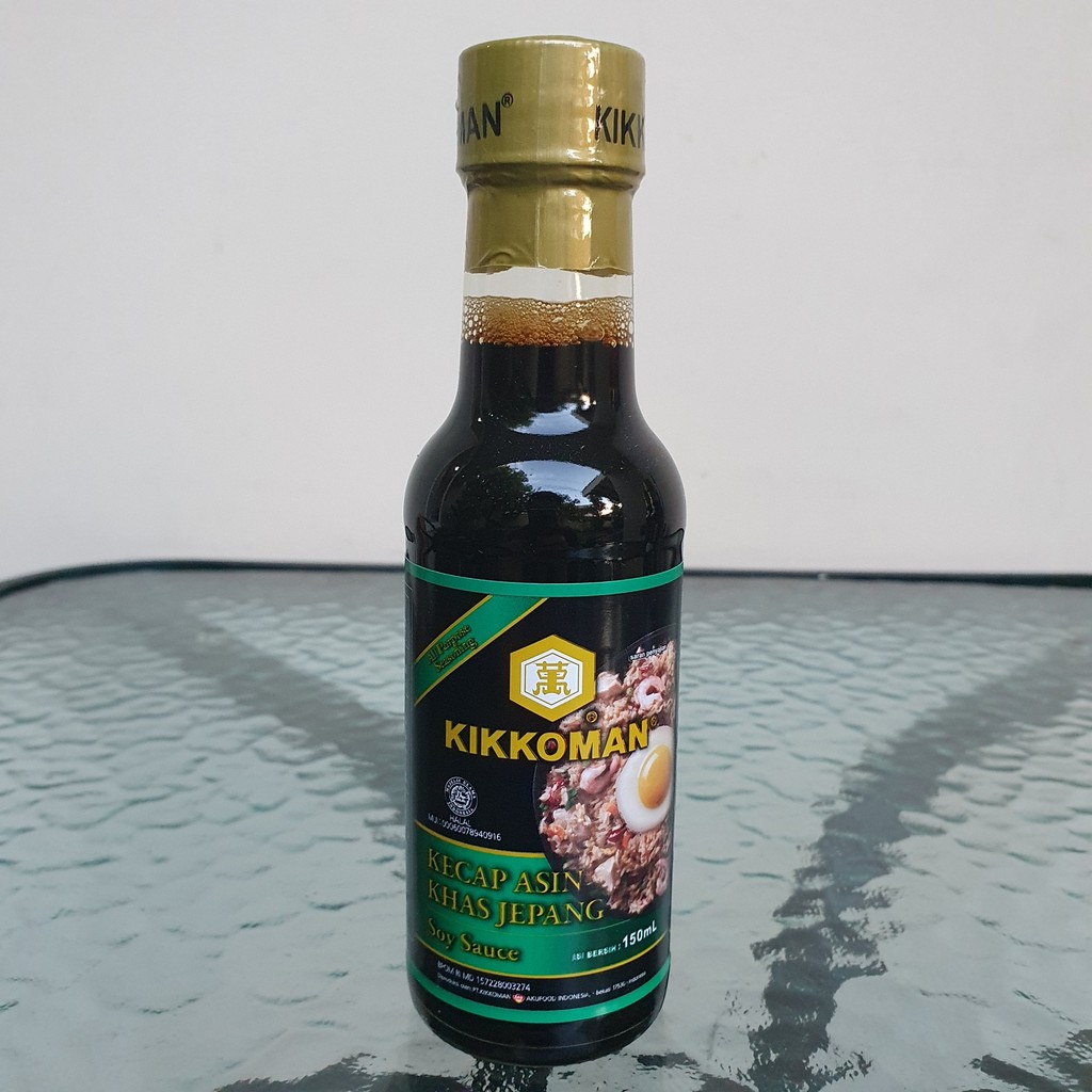 Kikkoman Kecap Asin Jepang HALAL Shoyu Soy Sauce All Purpose Halal 150ml sushi ramen tsuyu KC