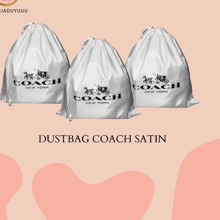 SALE (bir-770) COACH SATIN Dustbag Pengganti Sarung Tas Pelindung Debu Dust Bag DB Branded