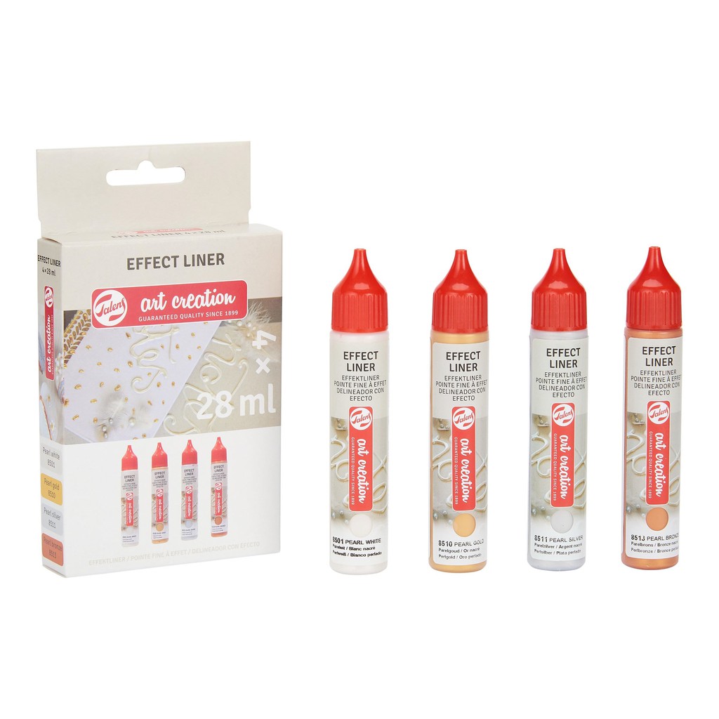 

Talens Art Creation Effect Liner Set 4 x 28 ml Standard Pearl