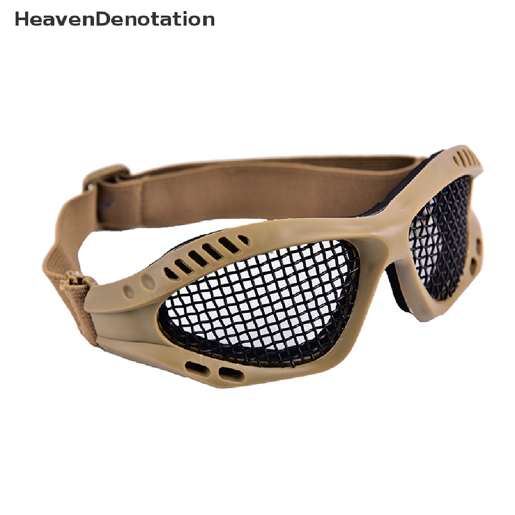 Kacamata Goggle Pelindung Mata Bahan Metal Mesh Untuk Paintball / Berburu / Airsoft