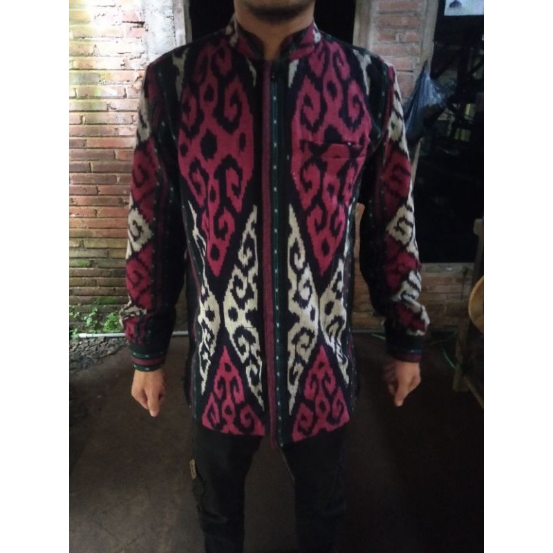 kemeja tenun motif toraja j3_s original