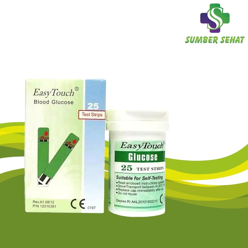 EASY TOUCH BLOOD GLUCOSE BOTOL 25 STRIP