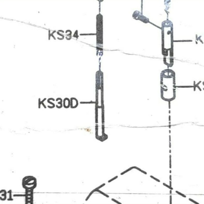 KS30D As Angkatan Tangkai Sepatu - Mesin Obras 747