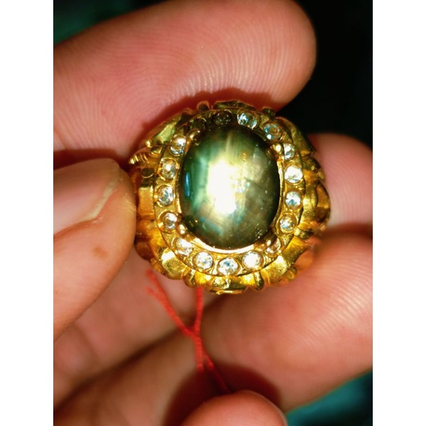 batu permata black safir star thailand
