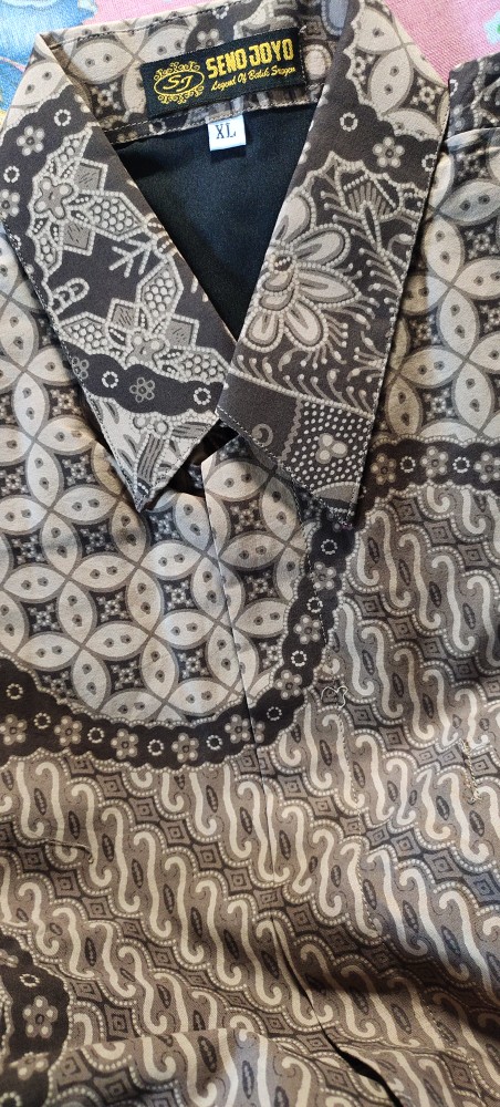 Motif Sekar Jagad #2 Kemeja Batik Pria Lrngan Panjang Baju Hem Atasan Premium Modern Full Furing