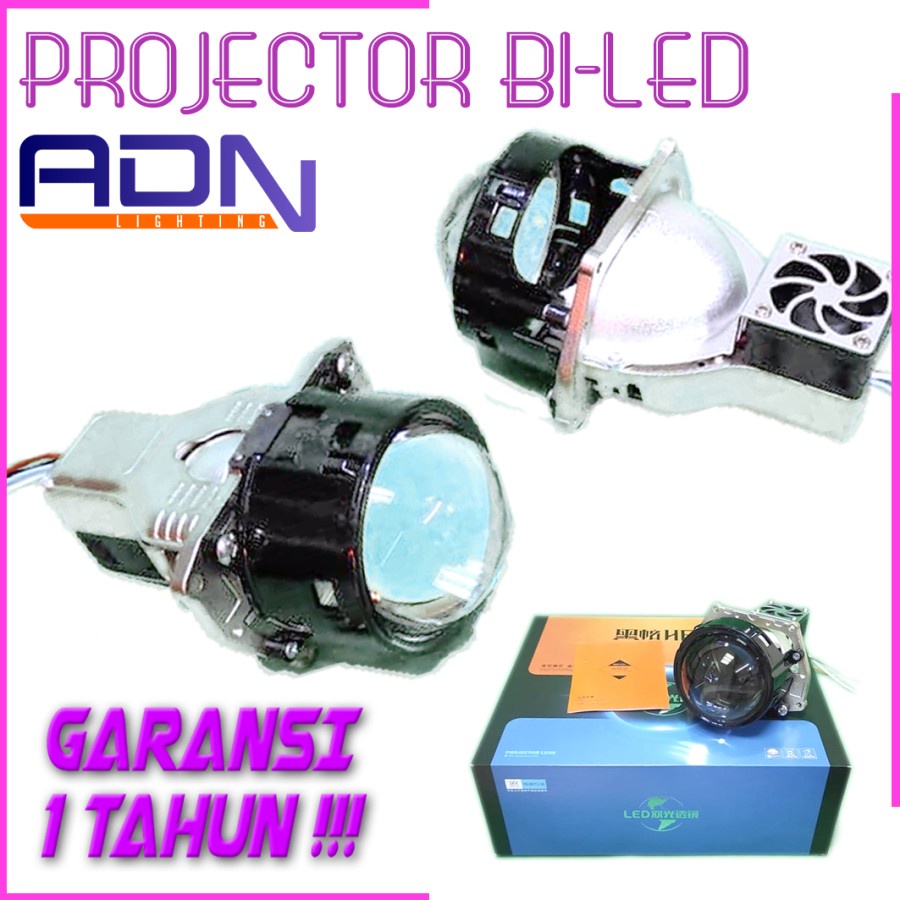 Bi Led Projector Hi Low Motor Mobil HPA ADN Semilaser not VAHID AES E7 by ADN.in