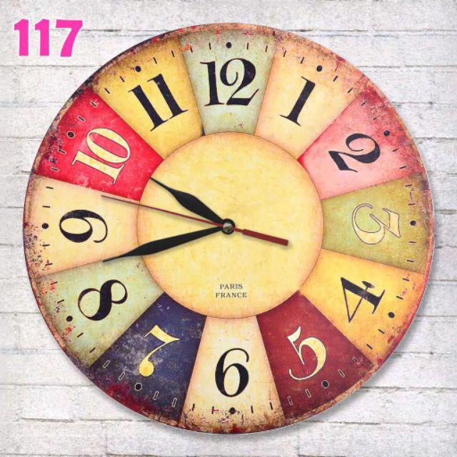 117 Jam Dinding Unik Retro Hiasan Interior Motif Plate Vintage Pelengkap Nuansa Klasik