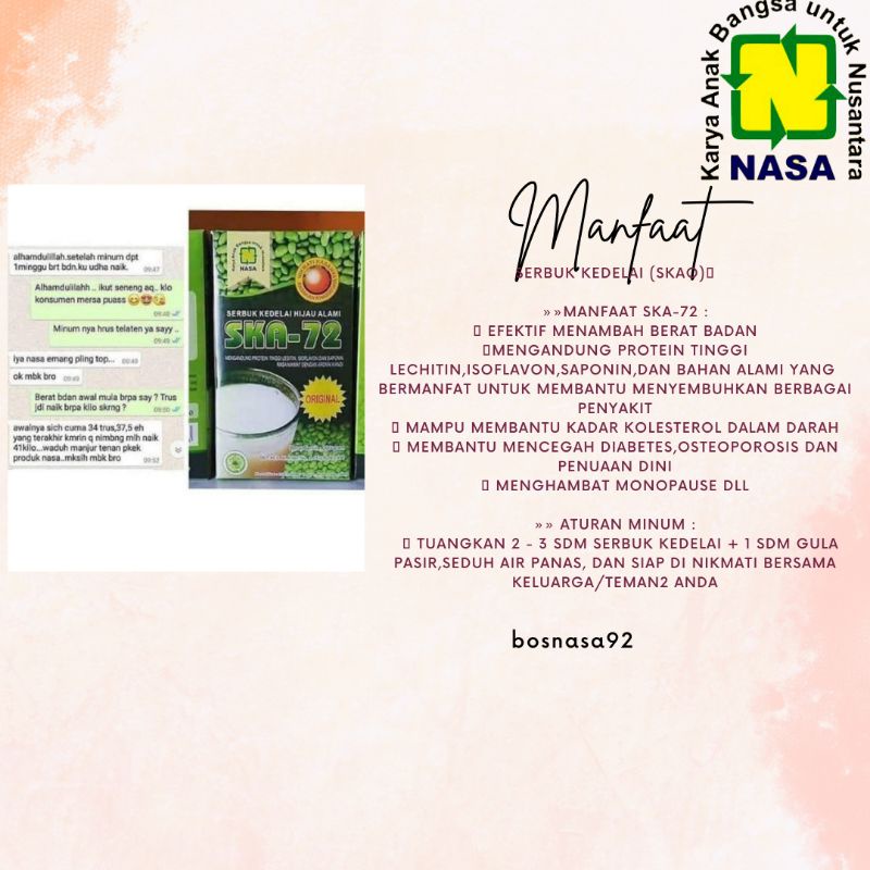 

SERBUK KEDELAI HIJAU ALAMI