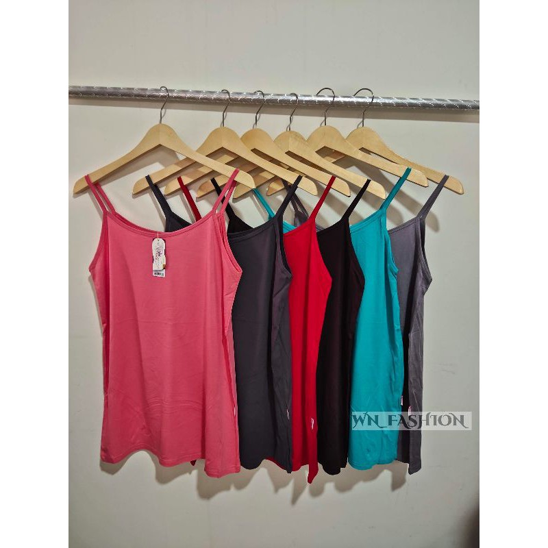 Tanktop Miranda Wanita Super Jumbo XXXL  Muat BB 90 - 100kg Ke Atas Bahan Rayon-6
