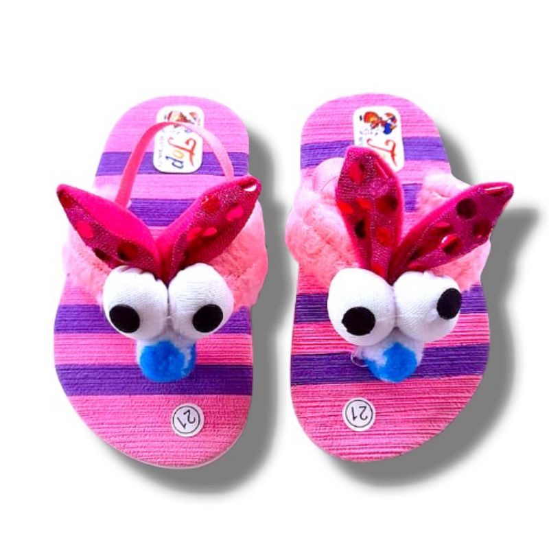 [1-3 TAHUN] Sandal Jepit Anak Perempuan Pelangi Sendal anak cewe / SANDAL BABY KIDS BONEKA OWL / SANDAL PREWALKER BAYI BONEKA OWL