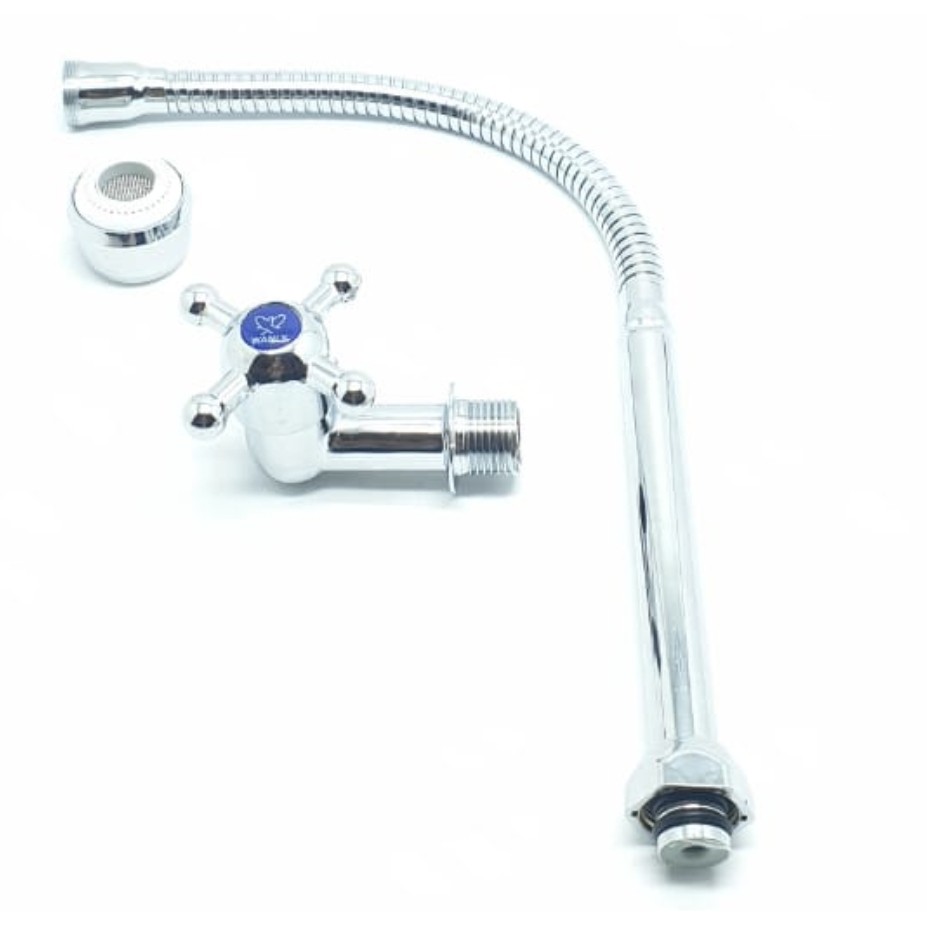 WL3902 Kran Air Angsa 1/2&quot; Flexibel Kepala Mini Baling + / Keran Air Tembok