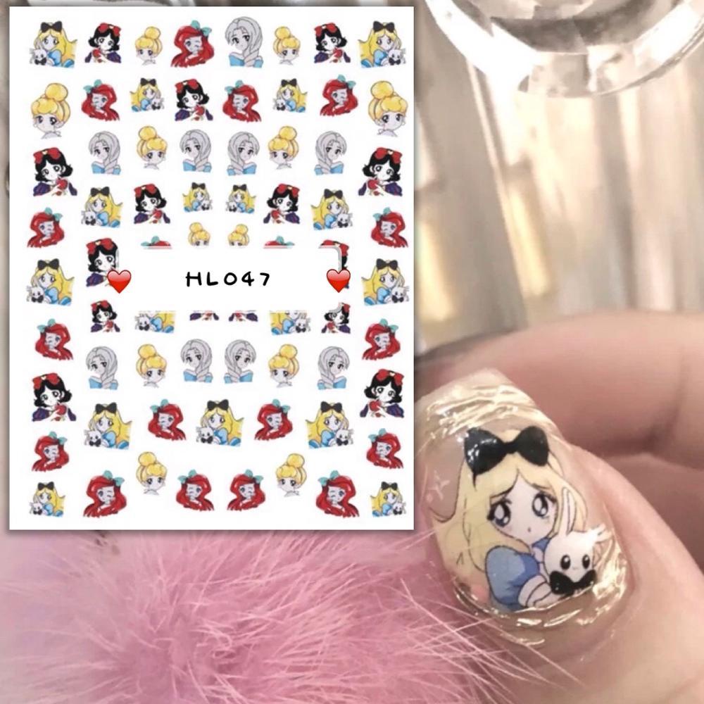 Mxbeauty Stiker Kuku Motif Kartun 3D Untuk Aksesoris Manicure