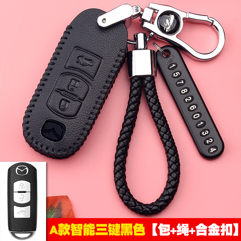 Case Holster Kunci Bahan Kulit Untuk mazda 2 mazda 3 cx3 cx5