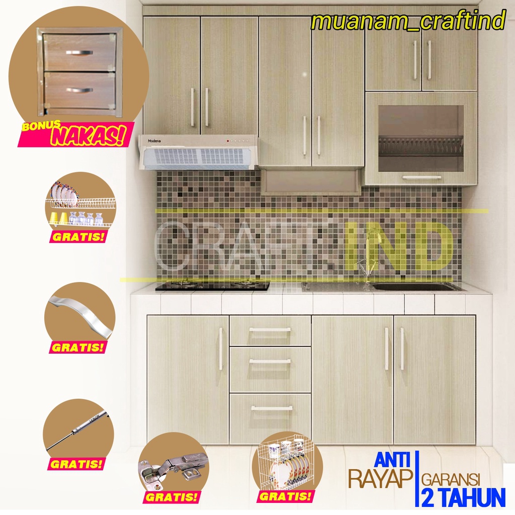 Jual KITCHEN SET KITCHEN SET MURAH KITCHEN SET ANTI RAYAP KITCHEN