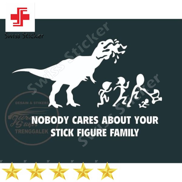 Murah Stiker cutting Figure FAMILY untuk kaca mobil sepeda motor laptop kaca Elegan