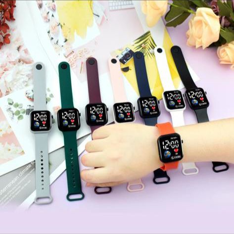 JAM TANGAN LED DIGITAL POLOS PRIA WANITA C1 3