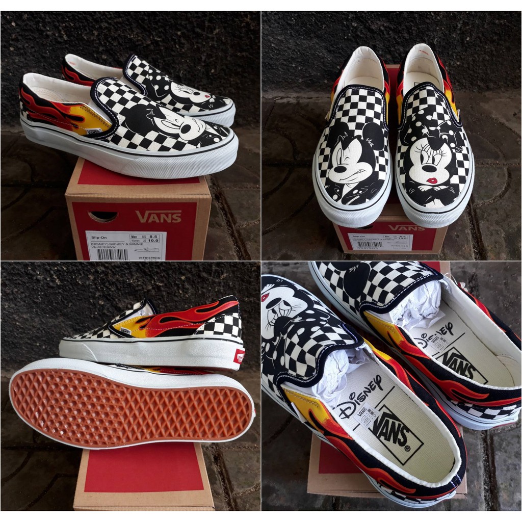 vans x disney slip on