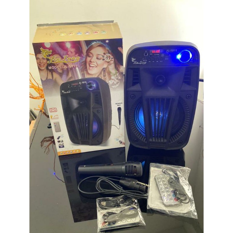speaker jin long jl 1915 portable 6,5" inch jl1915