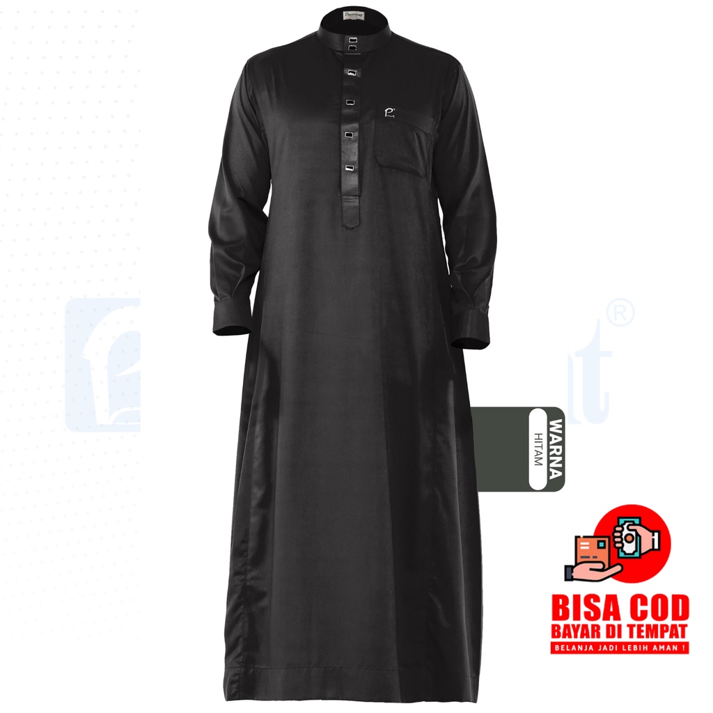 Gamis Pria Jubah Gamis Laki Laki seri Maheer Zain Gamis Modern Gaya Casual Remaja dan Dewasa-5