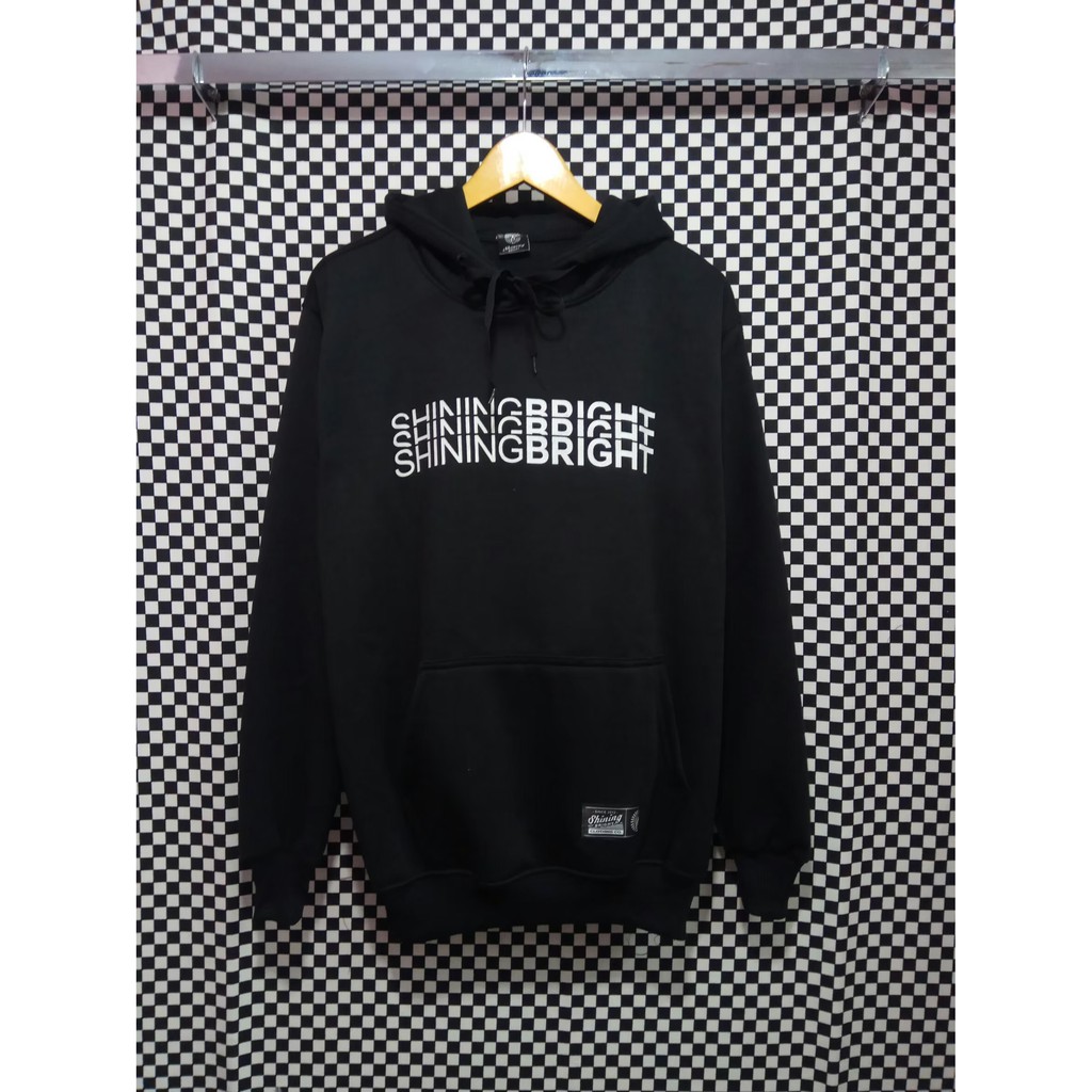 Sweater unisex shining bright sweater hoodie pria dan cewe