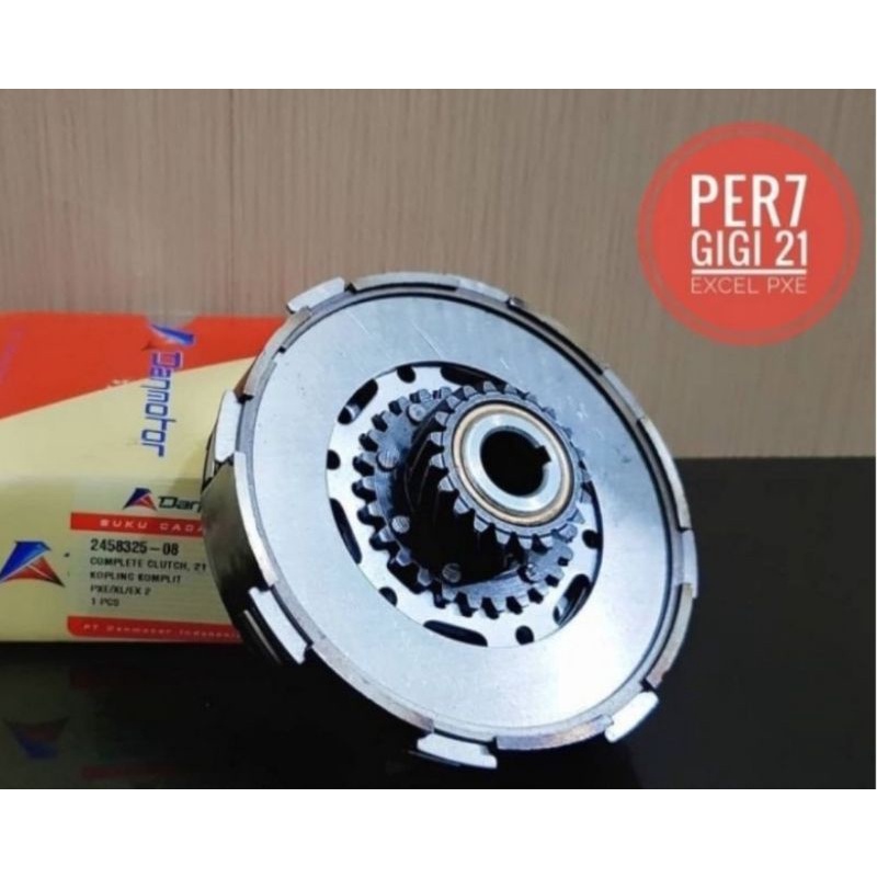 kopling vespa danmotor gigi 21 per7 excel exclusive pse