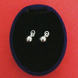 LONCENG / BELL / KERINCING SILVER PERAK 925 LAPIS EMAS PUTIH ORIGINAL