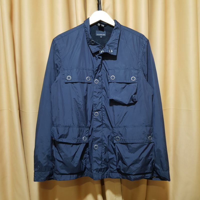 CALVIN KLEIN JEANS vintage black parka jacket (JAKET)