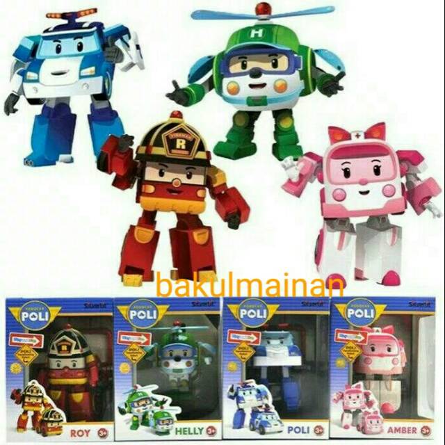 Mainan Anak Robot Mainan Robocarpoli Mainan Figure Robocarpoli