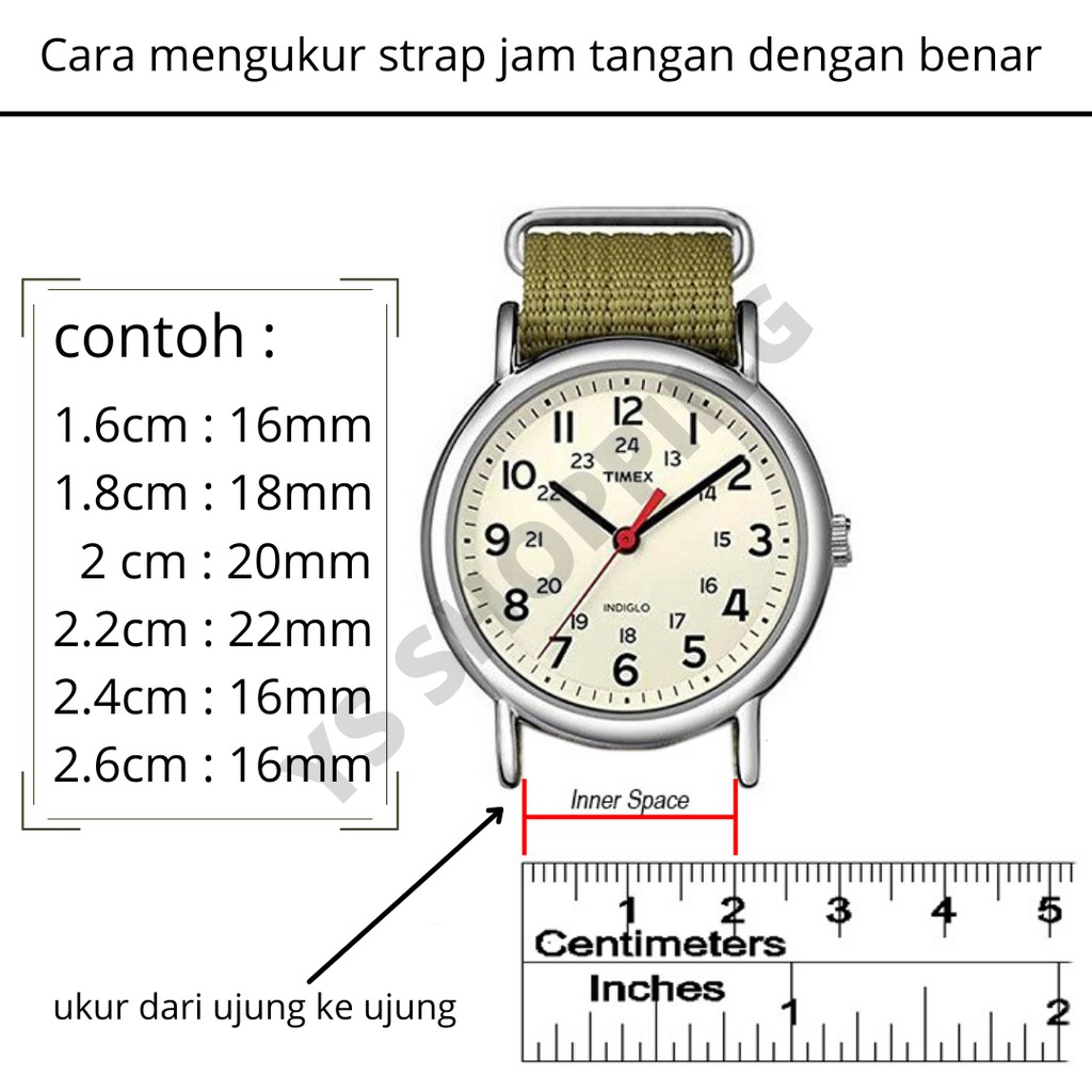 Tali Jam Tangan Import Kulit Pria Wanita / Tali Jam Tangan Croco