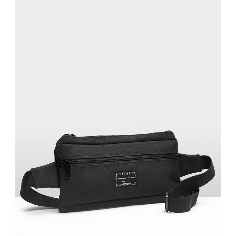 Tas pinggang pria Alive Mebius Black