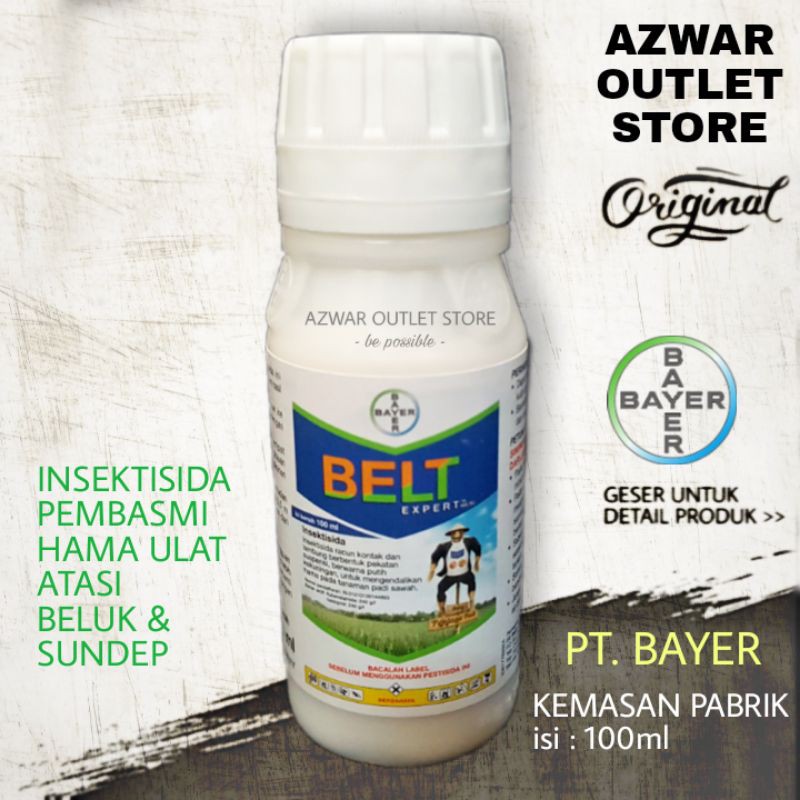 obat sundep dan beluk pada tanaman padi sawah insektisida BELT EXPERT 400SC - original BAYER 100ml
