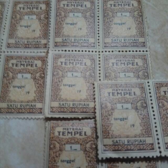 

MATERAI TEMPEL 1 RUPIAH TAHUN 1960-1970