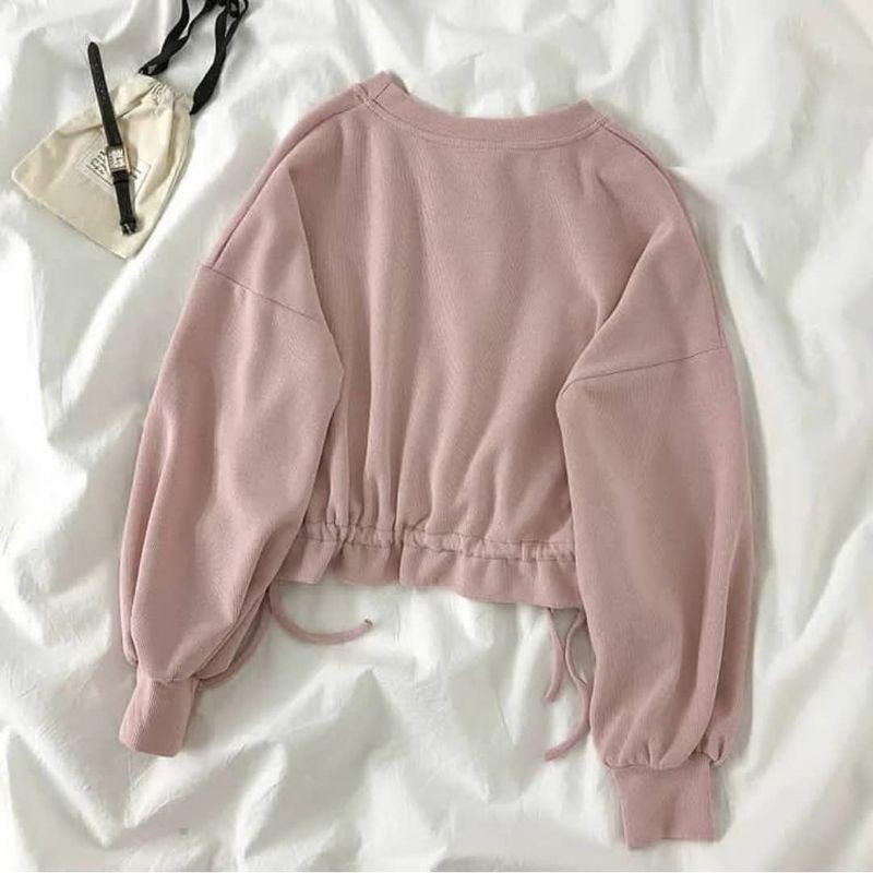 Suzy Sweater Oversize Atasan Wanita Korean Style Fleece Premium