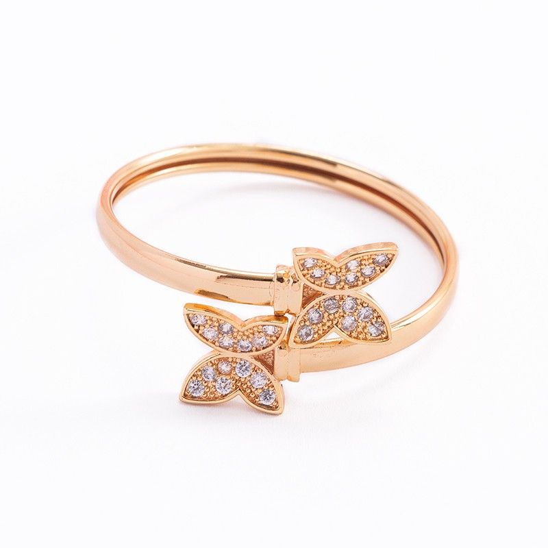 GELANG MOTIF KUPUKUPU ANAK TERBARU PERMATA PUTIH (COD✅)