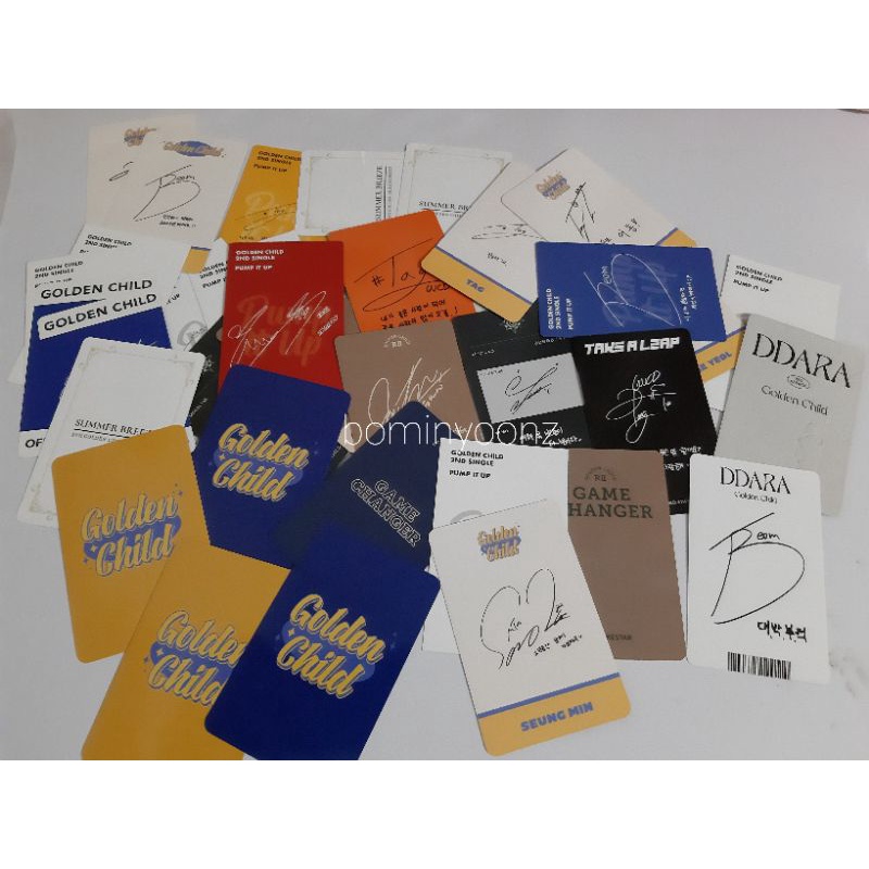 (2pcs) Random official photocard golden child golcha daeyeol sungyoon wai jangjun tag youngtaek seun