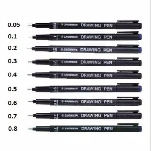 

Pendrawing- Snowman Drawing Pen - 0.8 -Drawing-Pen.