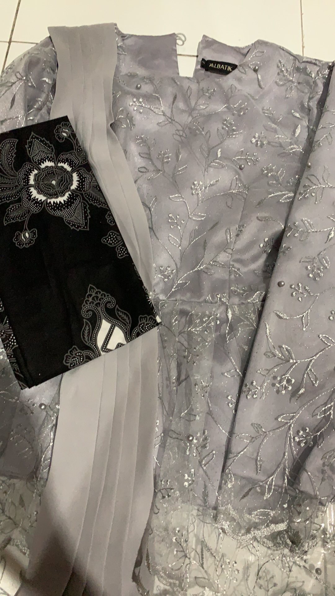 Set Couple Batik Abella Grey Vol.2