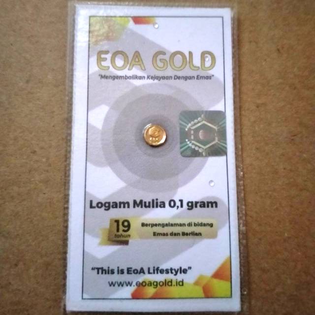 EOA Gold 0,1 gram