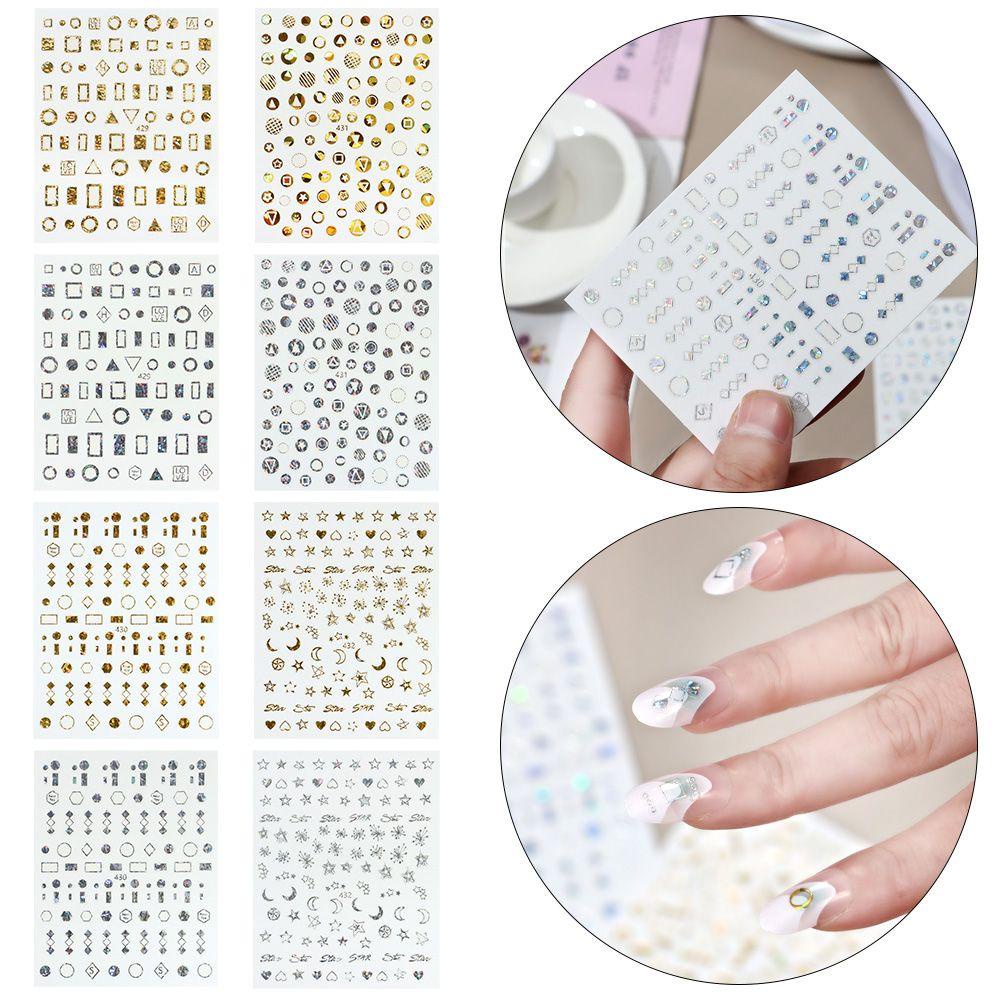 R-flower 3D Stiker Kuku DIY Dekorasi Nail Art Wanita Gadis Manicure